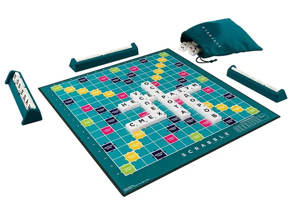 Компоненты настольной игры Скрабл (Scrabble) 