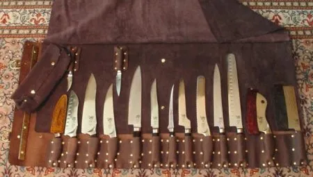 Скрутки для ножей: виды и тонкости выбора