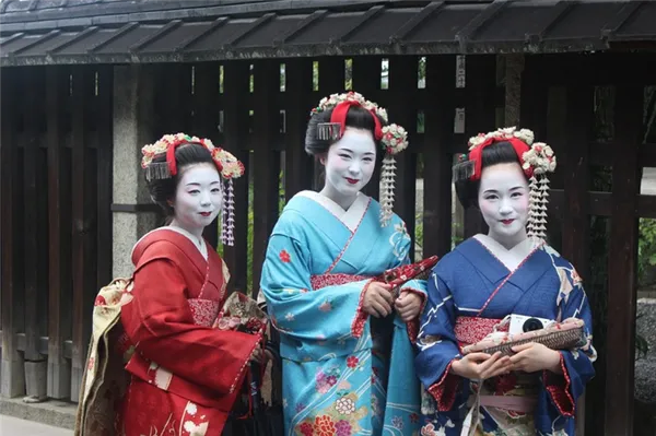 Гейша, япония, макияж, женщины