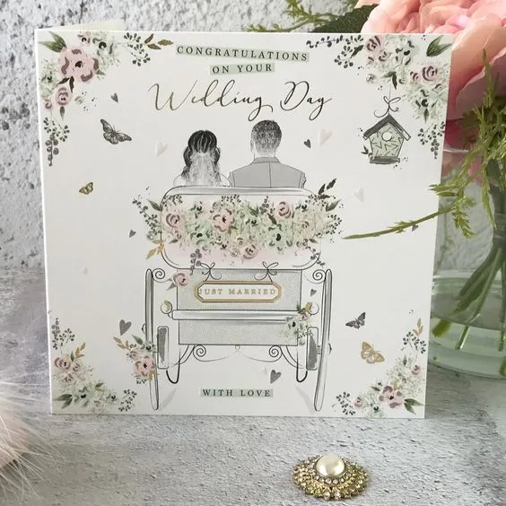 открытка на свадьбу своими руками 