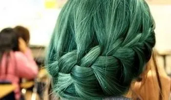 краска для волос зеленых тонов