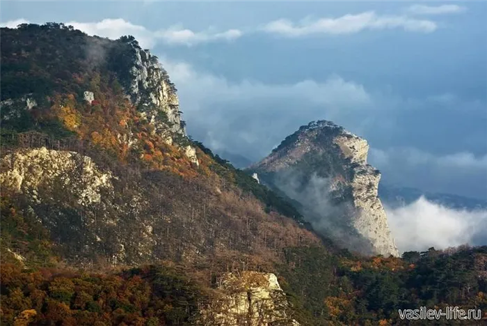 Шаан-Кая – известная скала в окрестностях Алупки