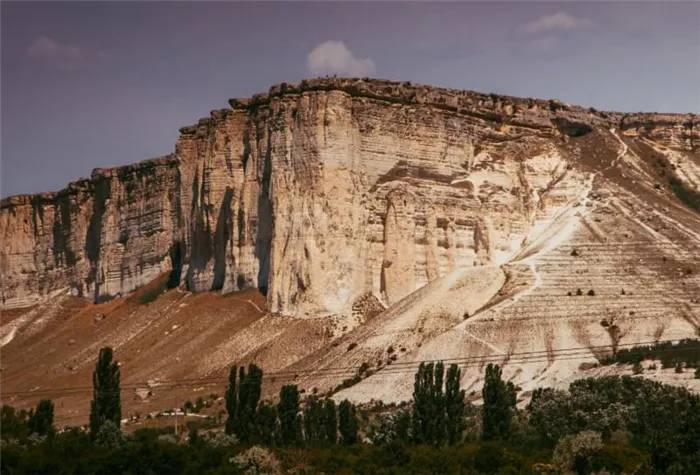 Белая скала в Крыму