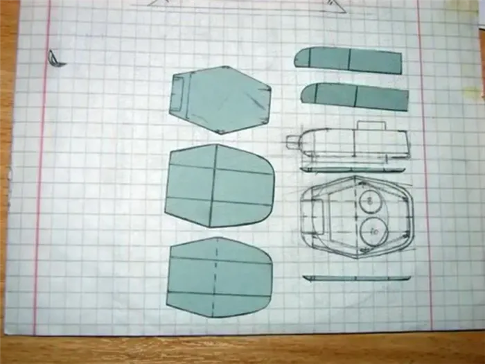 Танк из картона своими руками. Схемы с размерами для начинающих