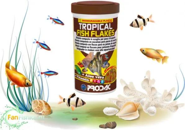 Корм для рыб PRODAC TROPICAL FISH FLAKES