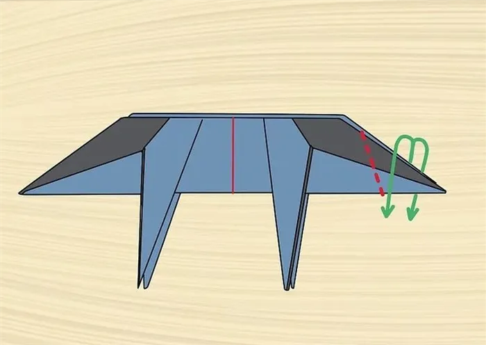 Этапы сборки оригами-волка