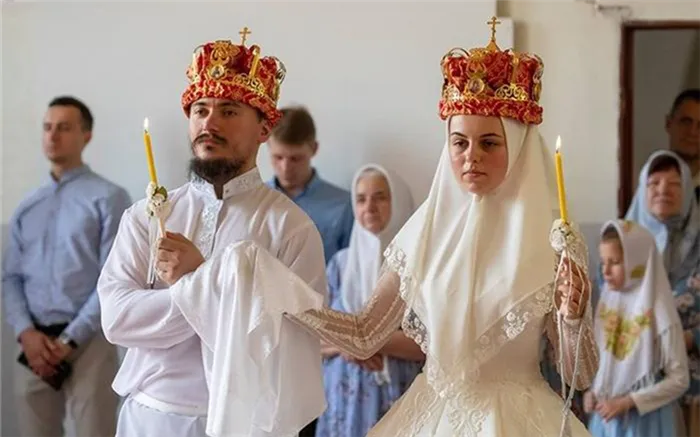 Венчание в старообрядских мотивах