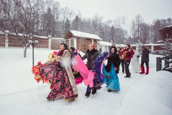 Красивая цыганская свадьба