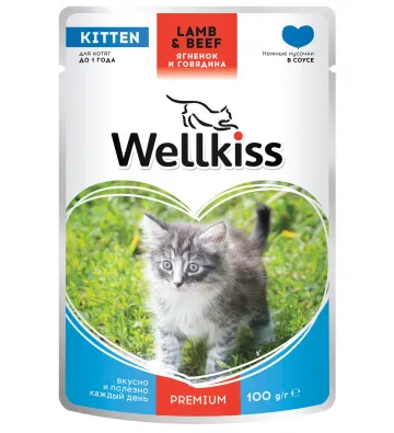 Корм для кошек и кошачьи консервы Wellkiss