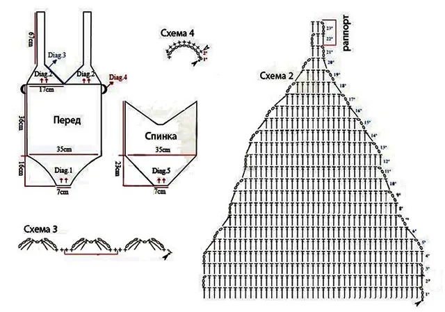 Схема и выкройка