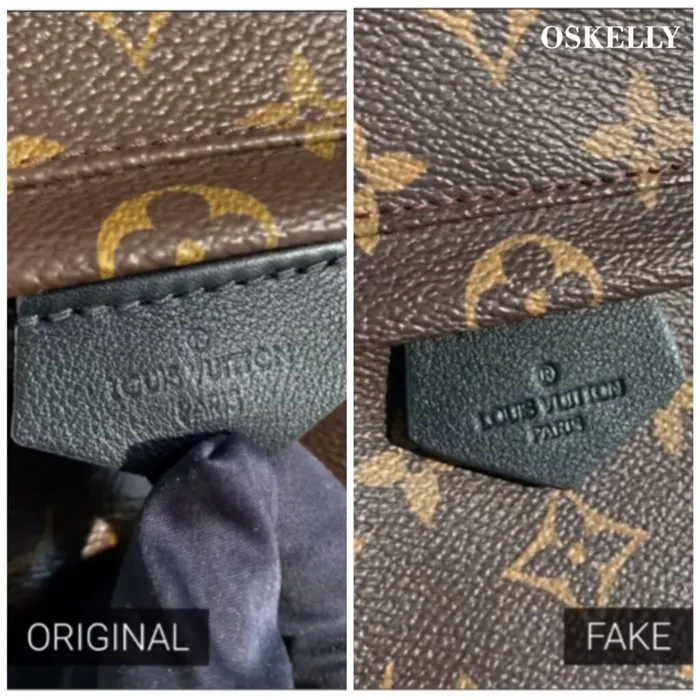 Real or fake: как отличить оригинал Louis Vuitton Palm Springs от подделки