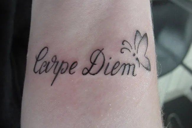 carpe diem tattoo