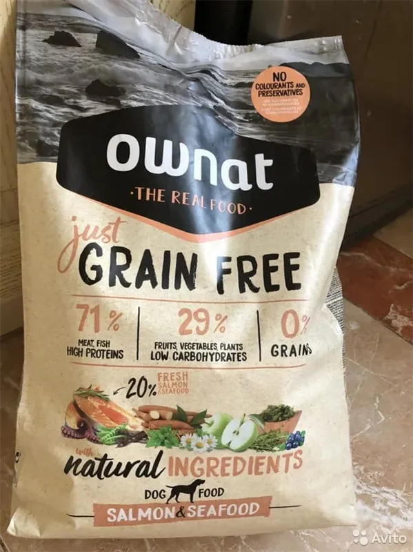 Корм для собак Ownat Grain Free: отзывы, разбор состава, цена